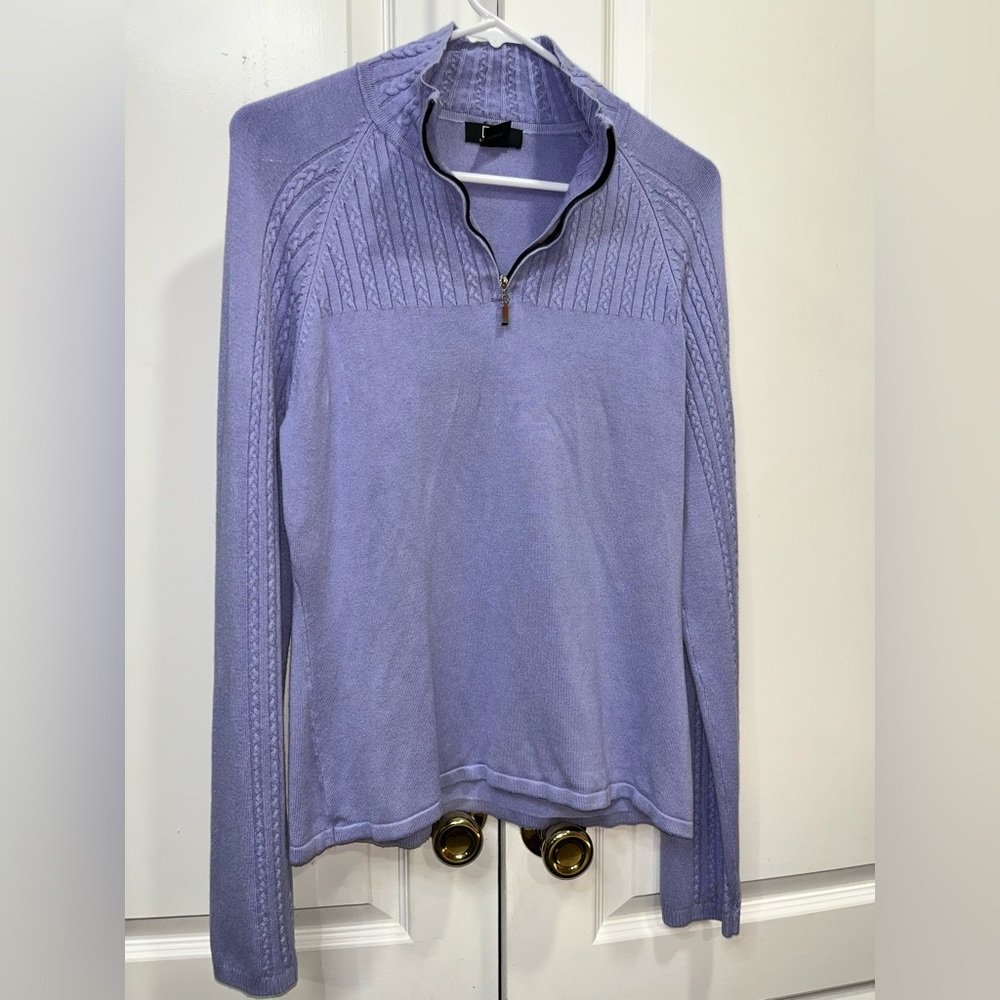 NILS Lavender Cowl Neck Sweater